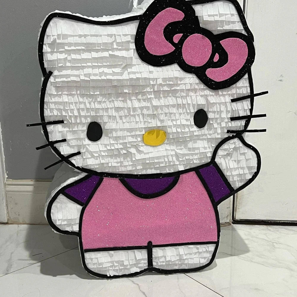 Hello Kitty Pink and Purple Piñata - Picture 1 of 3